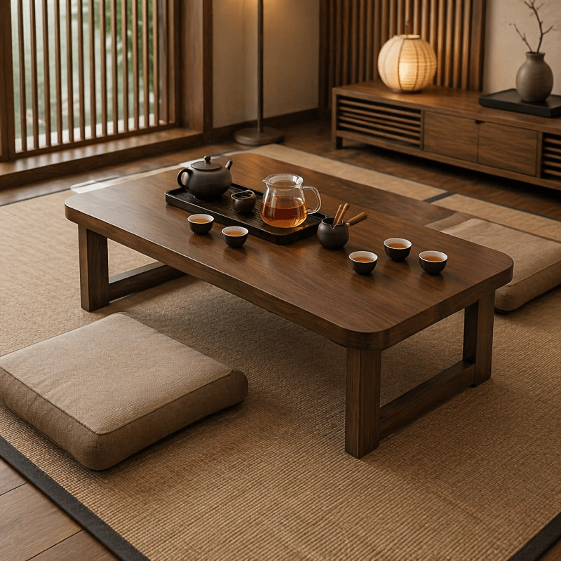 rounded corner reinforced small tea table multifunctional - Temu