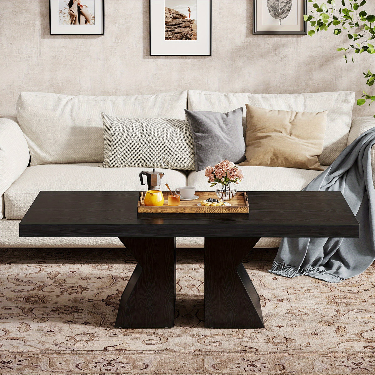 47 24 inch wooden coffee table rectangular   - Temu