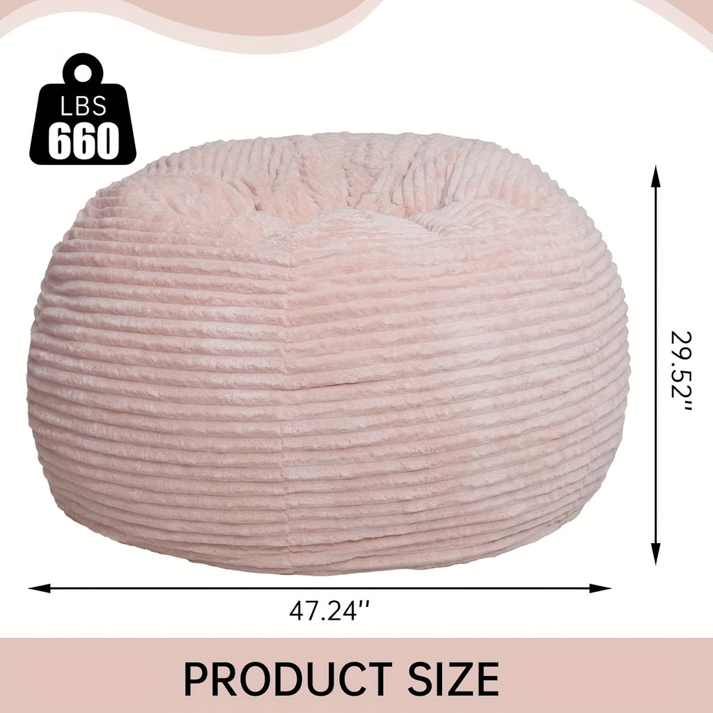 memory foam bean bag chair ultra soft microfiber washable - Temu