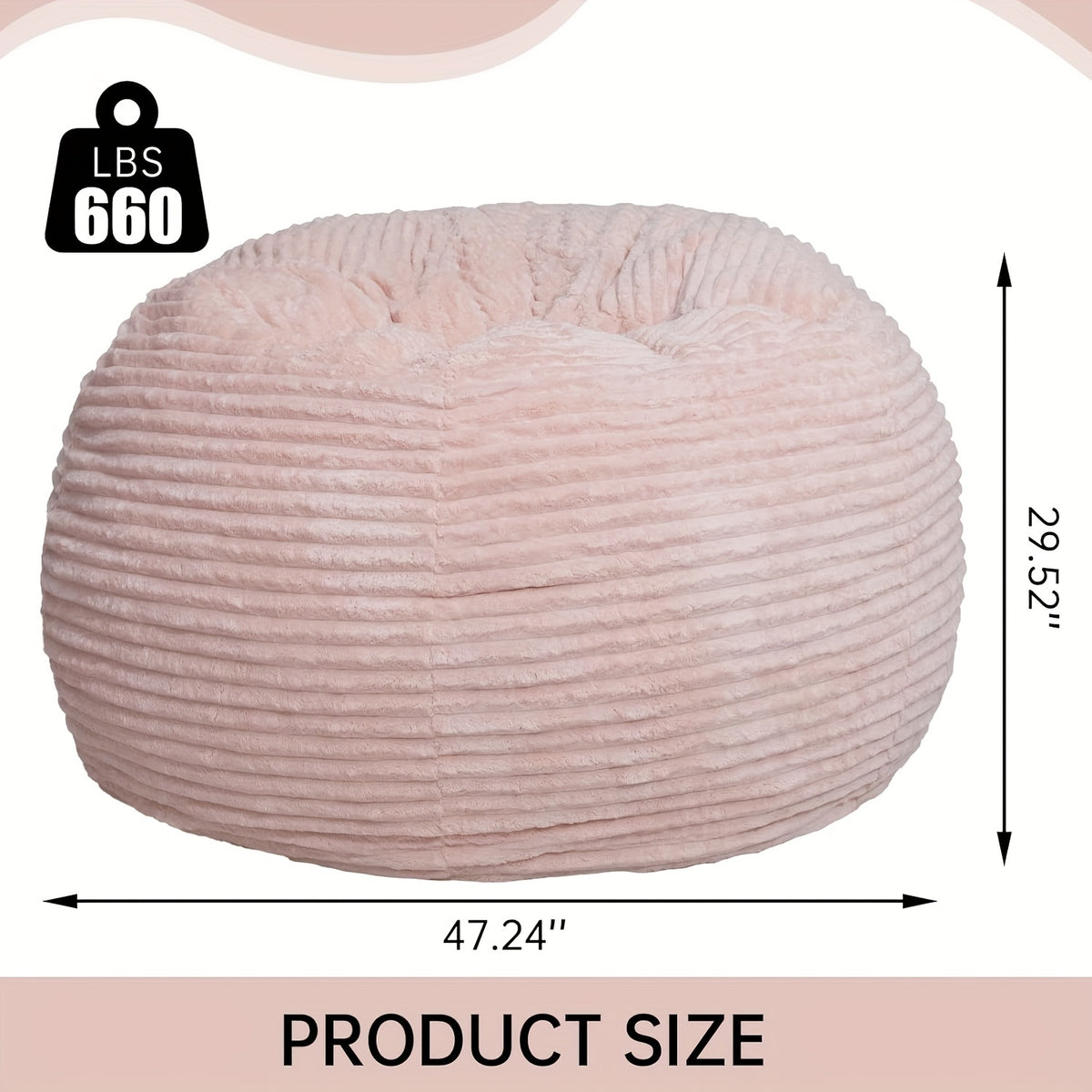 memory foam bean bag chair ultra soft microfiber washable - Temu