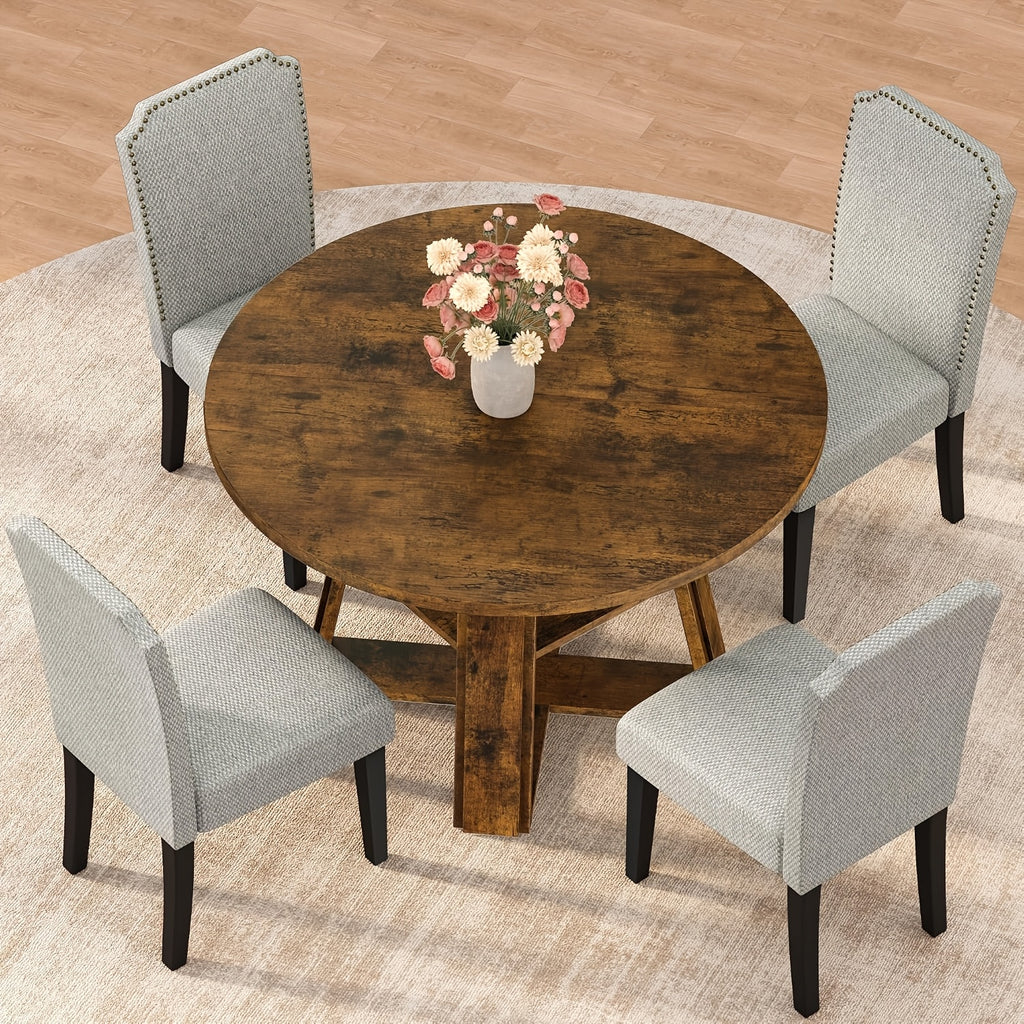 43 inch round dining table 2     - Temu