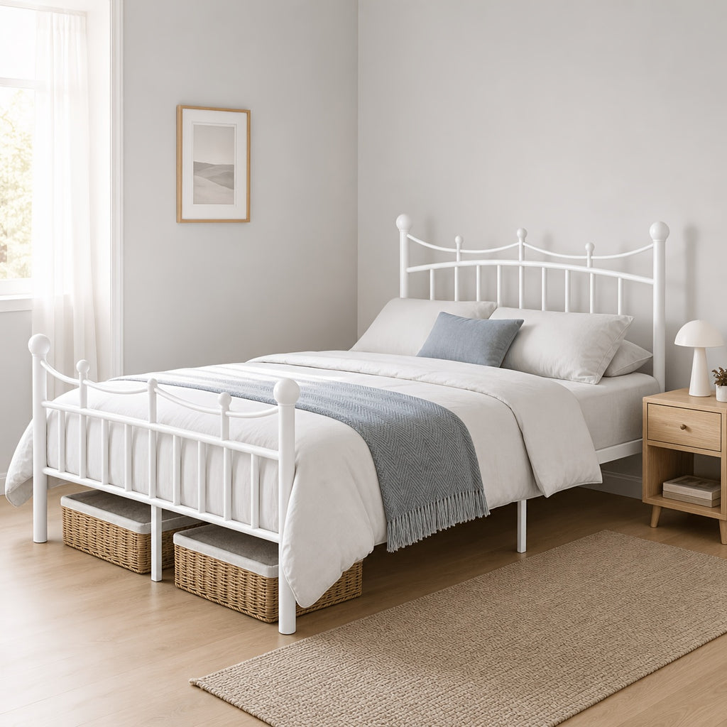 european country style   bed frame retro curved - Temu