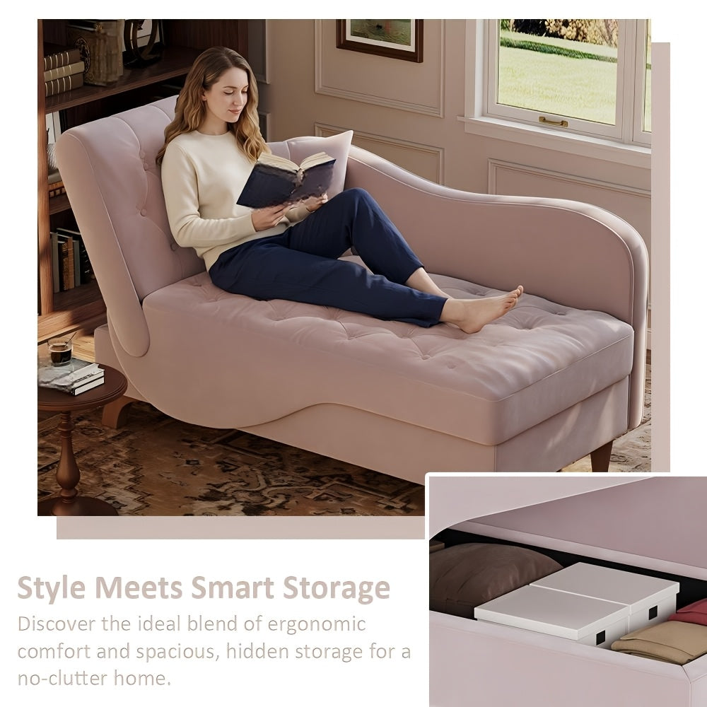 chaise lounge chair indoor storage adjustable armrest - Temu