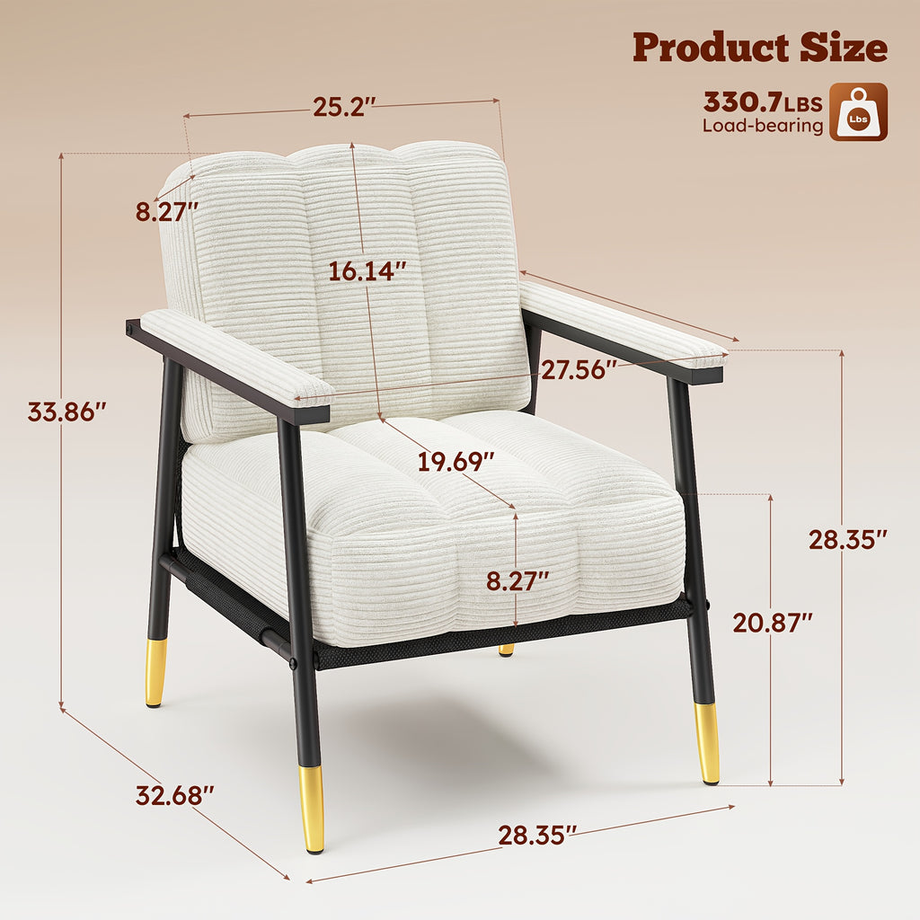 century modern striped recliner chair thick - Temu