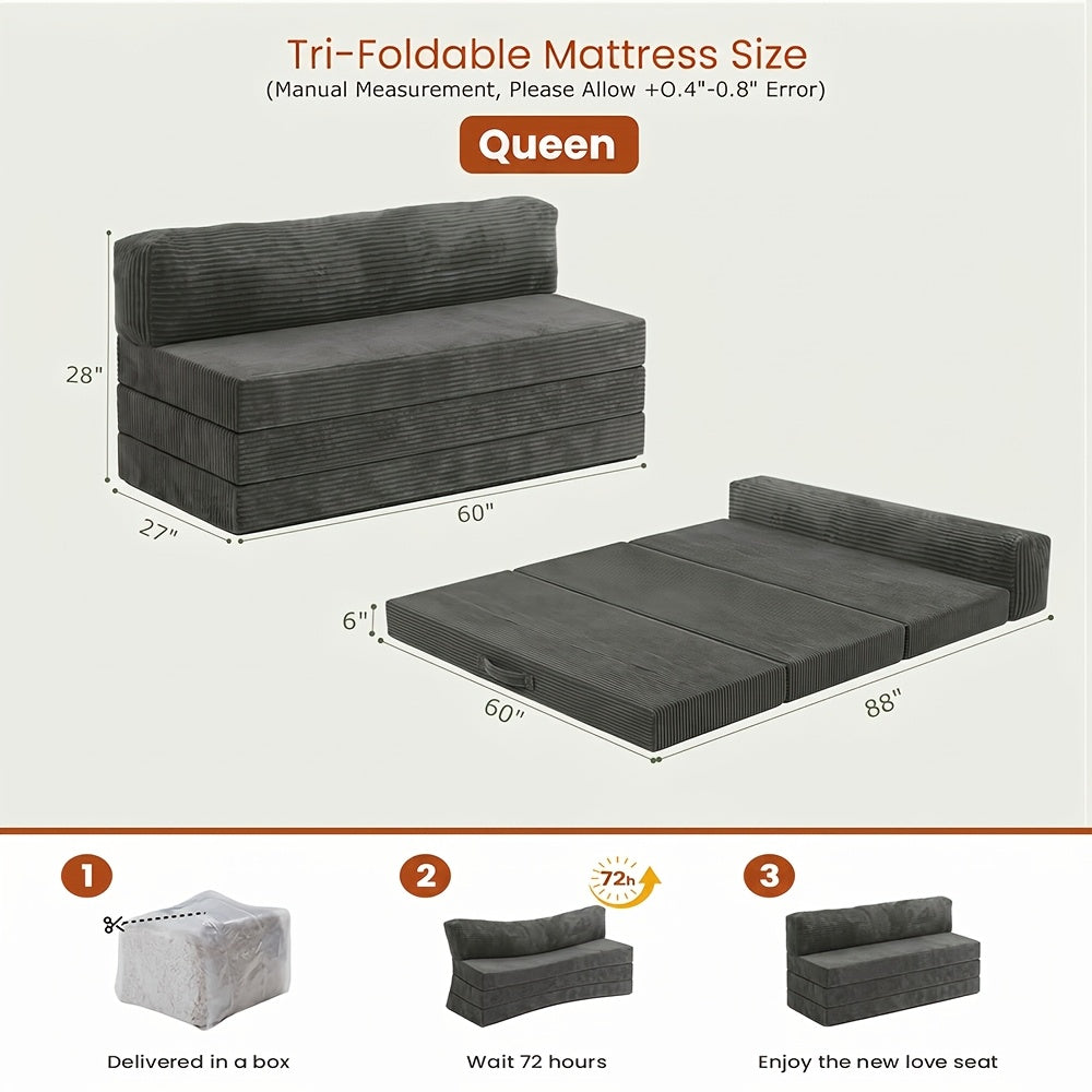 50 w folding sofa bed convertible sleeper chair - Temu