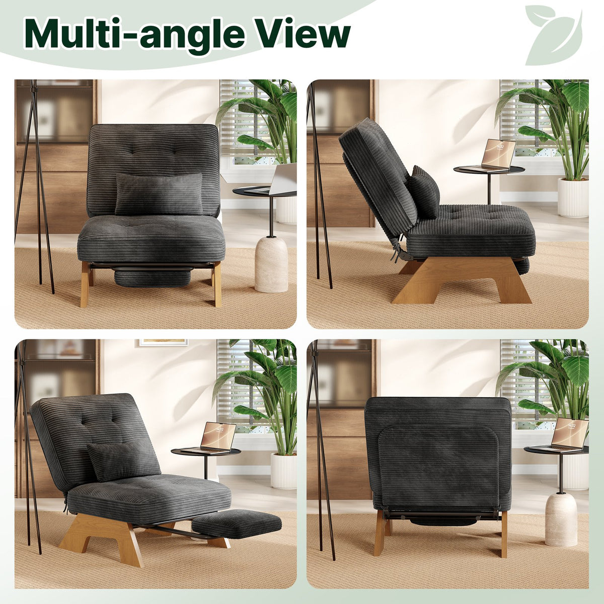 modern accent chair   lounge chair 3 level adjustable - Temu