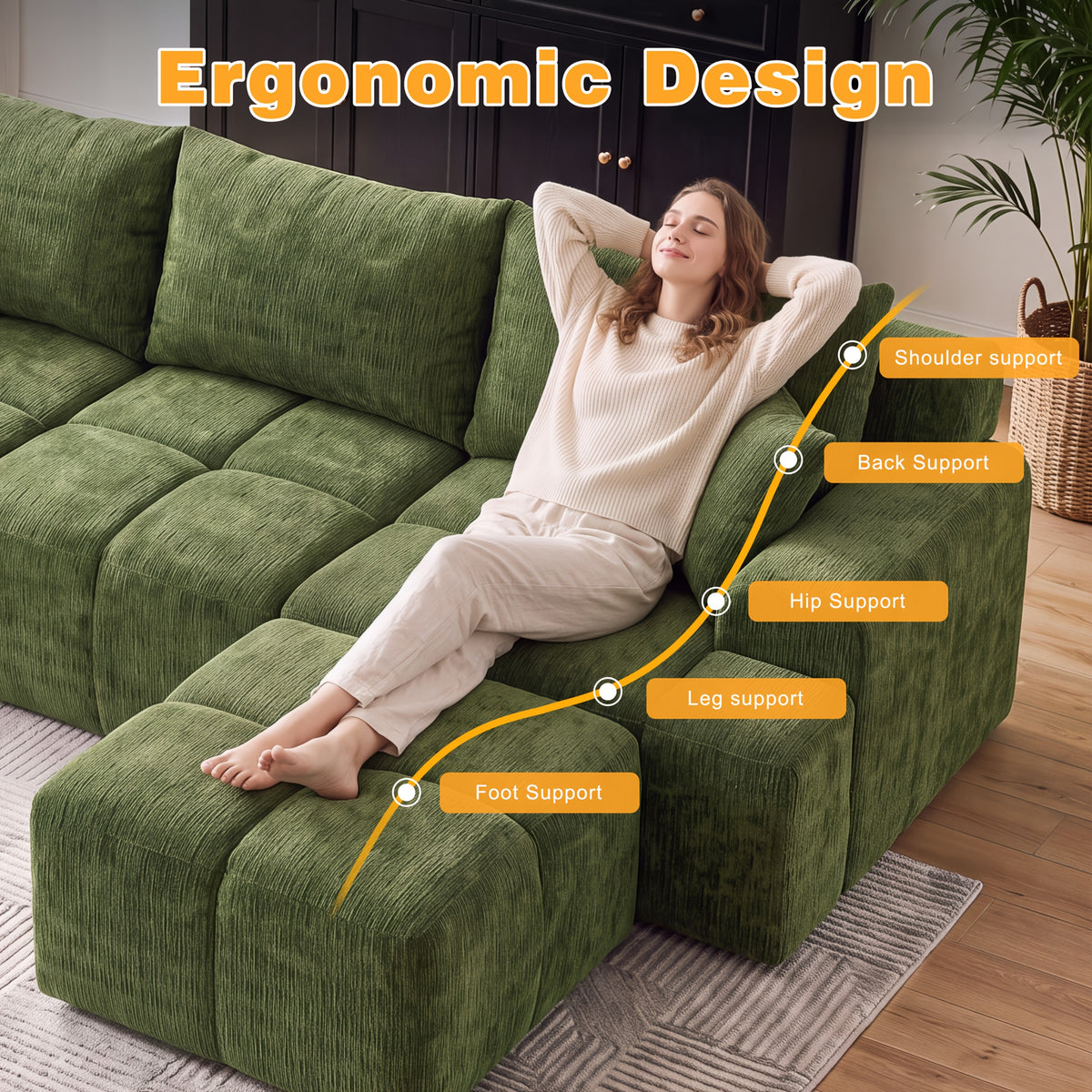 ergonomic multi position u shaped   152 oversized - Temu