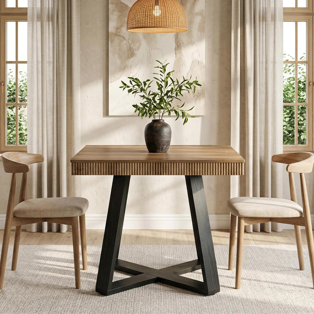 31 5 inch square dining table   rustic wood kitchen - Temu