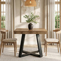 31 5 inch square dining table   rustic wood kitchen - Temu