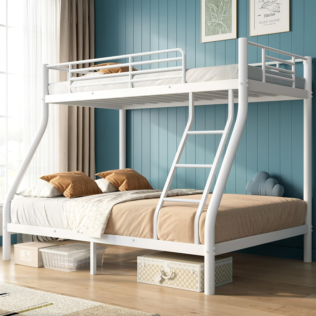 bunk beds twin twin full size heavy duty metal bunk bed - Temu