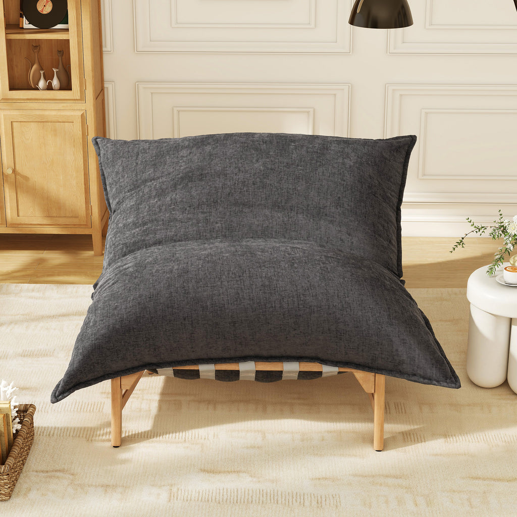 46 oversized sofa chair modern accent chair plush cushion - Temu