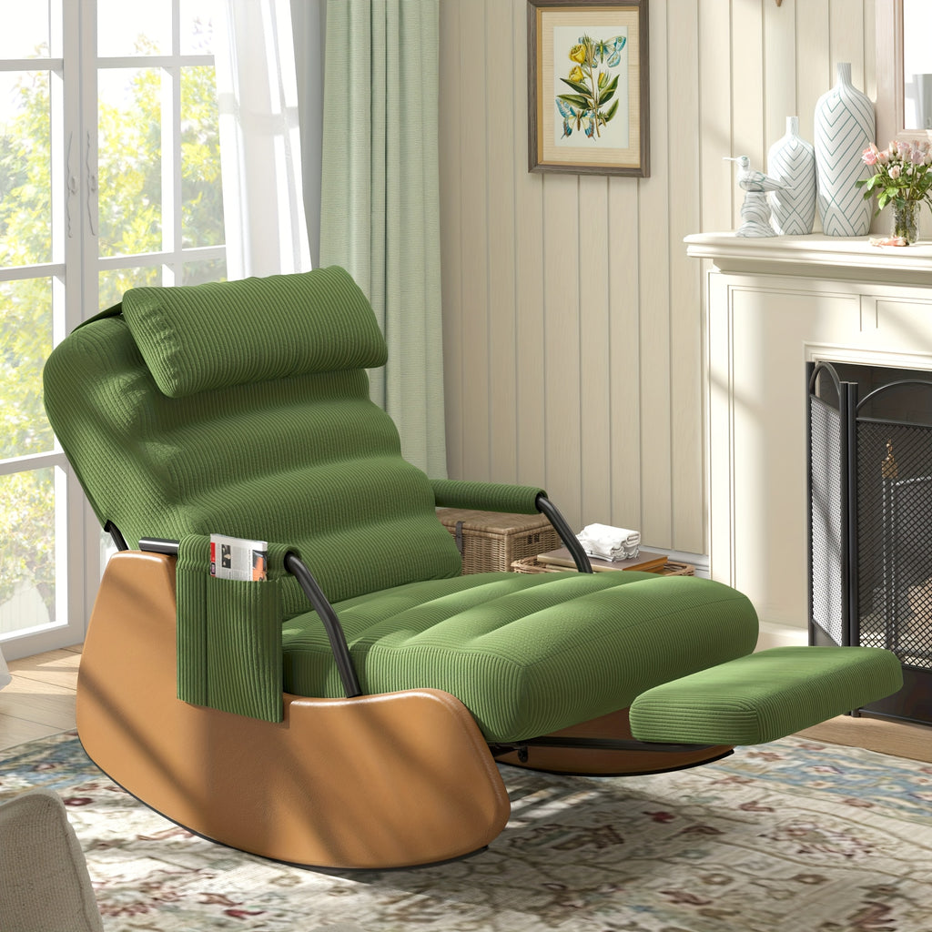 nursery glider rocking chair soft cushioned seat - Temu