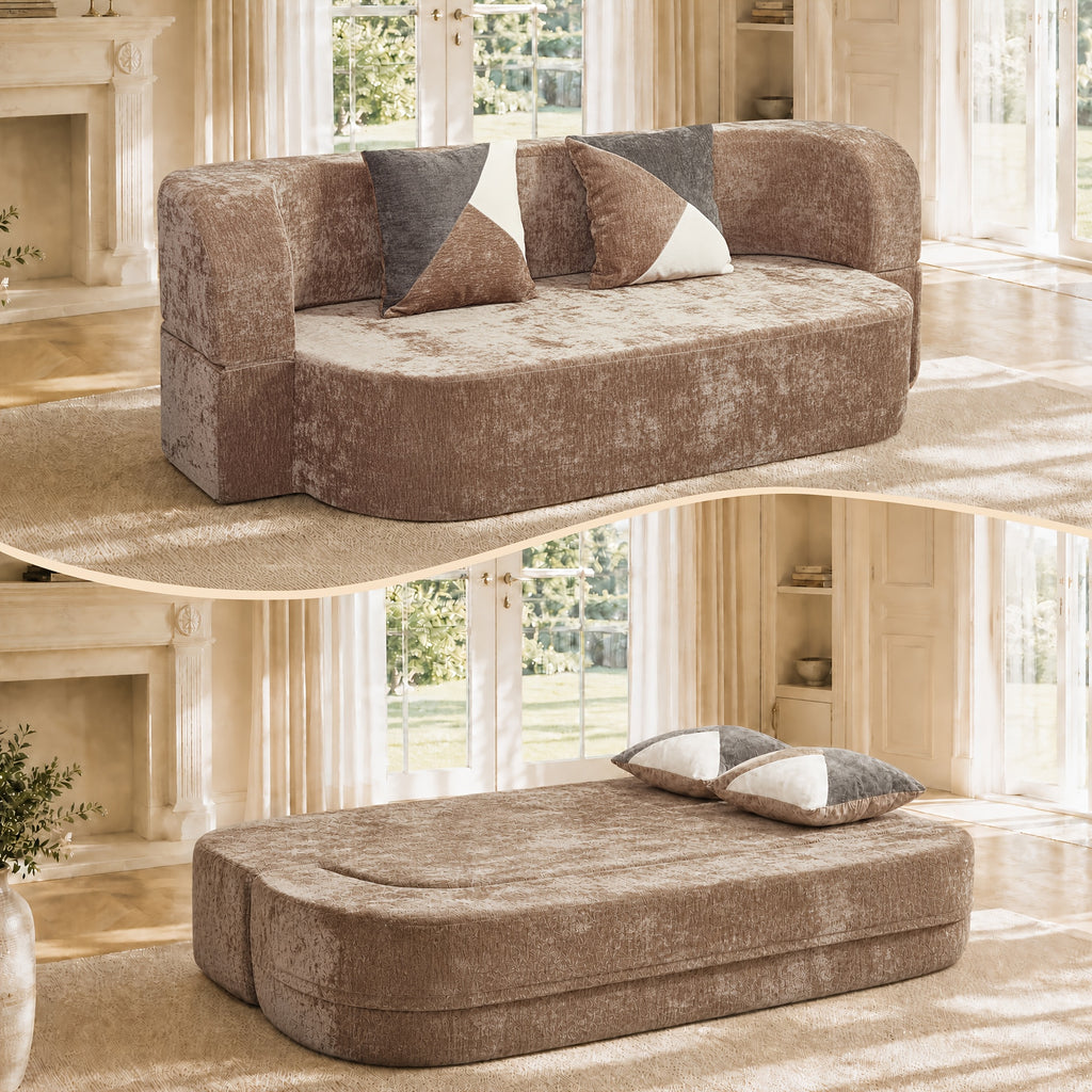 79 convertible sofa bed boneless couch small 2 in 1 folding - Temu