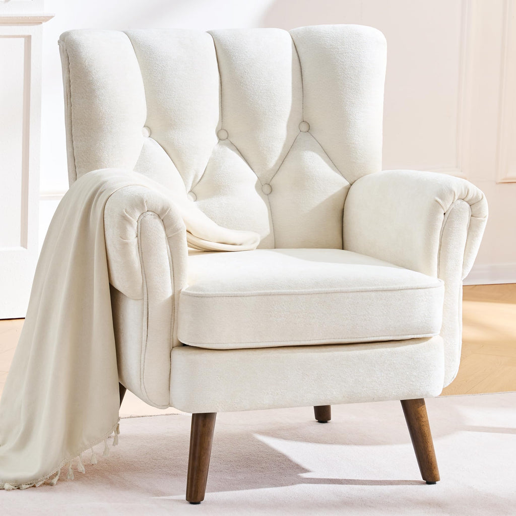 kitchen dining wingback accent chairs living room   - Temu