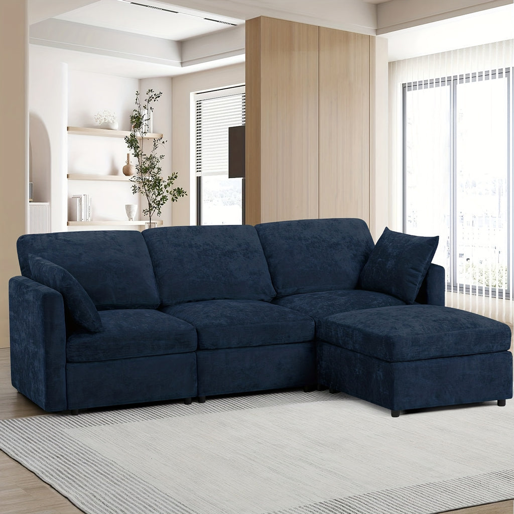 84 inch chenille modular sectional sofa movable - Temu