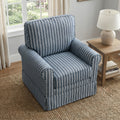 30 wide bohemian swivel accent chair blend vertical stripe - Temu