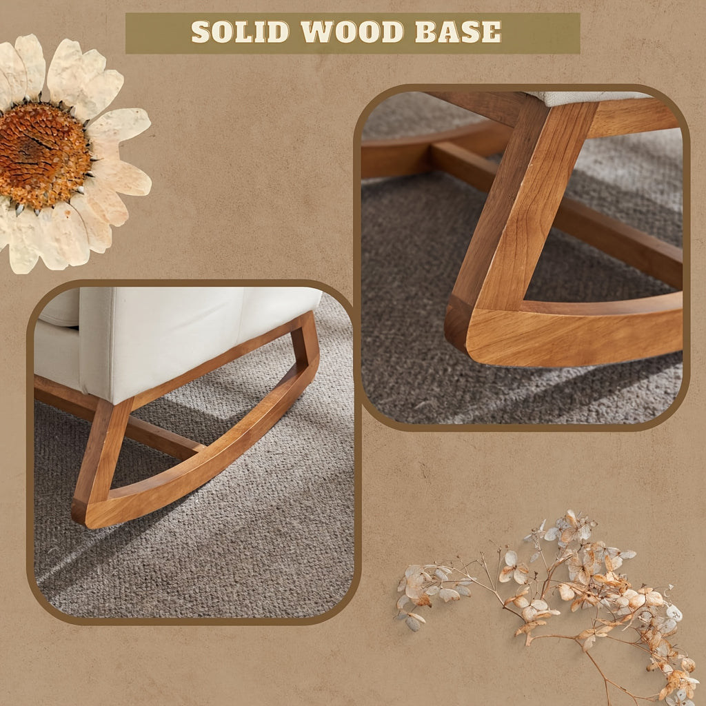rocking chair high seat upholstered   century - Temu