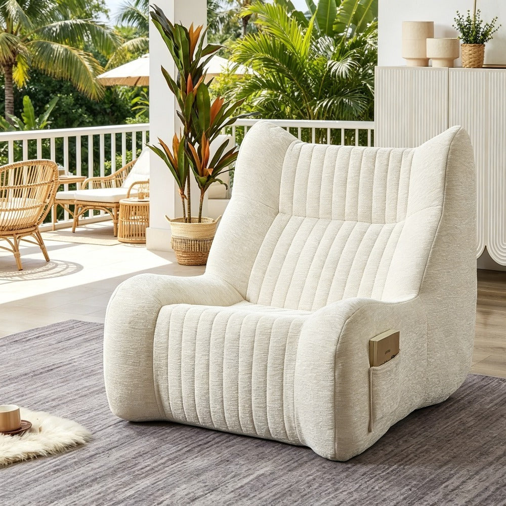 armrest bean bag chair oversized cozy lounge floor - Temu