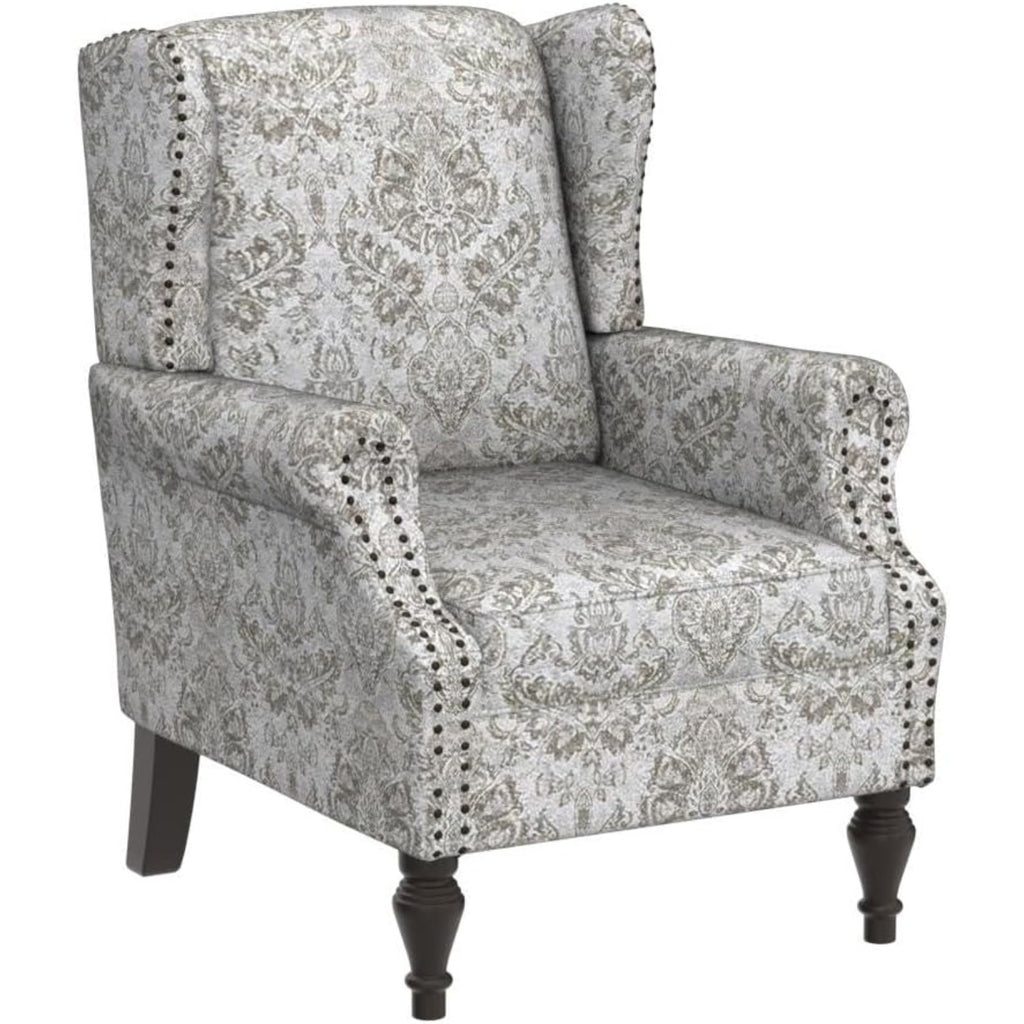 wingback accent chair floral   traditional - Temu