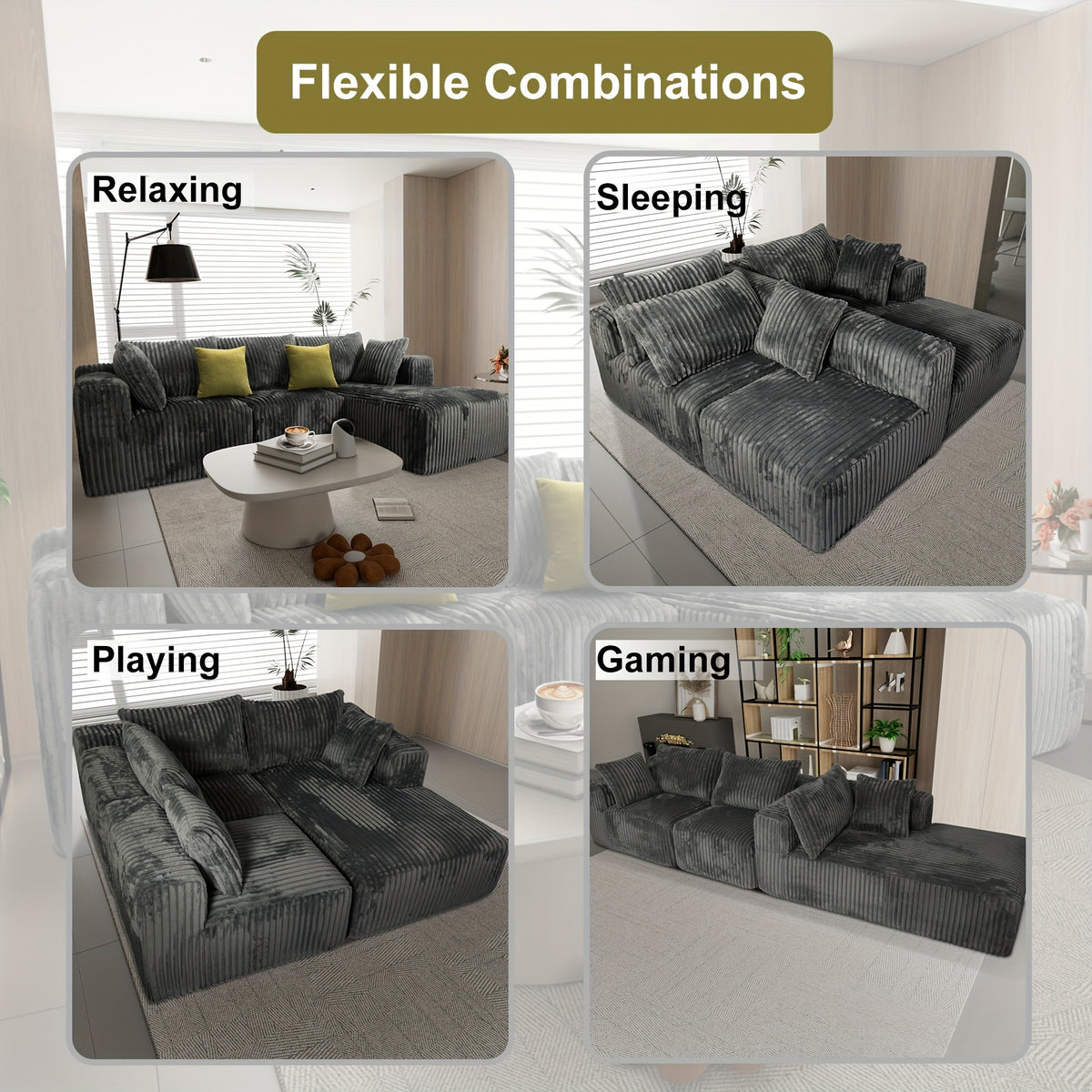 102 modular sectional sofa couch cloud couch l shape chaise - Temu
