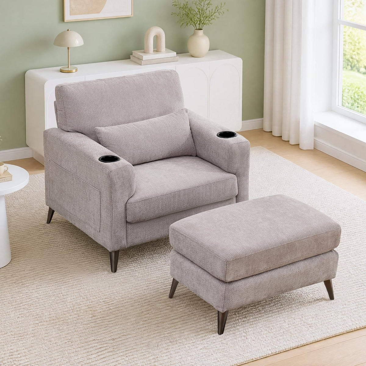 single sofa chair matching   ultra comfy chaise lounge - Temu