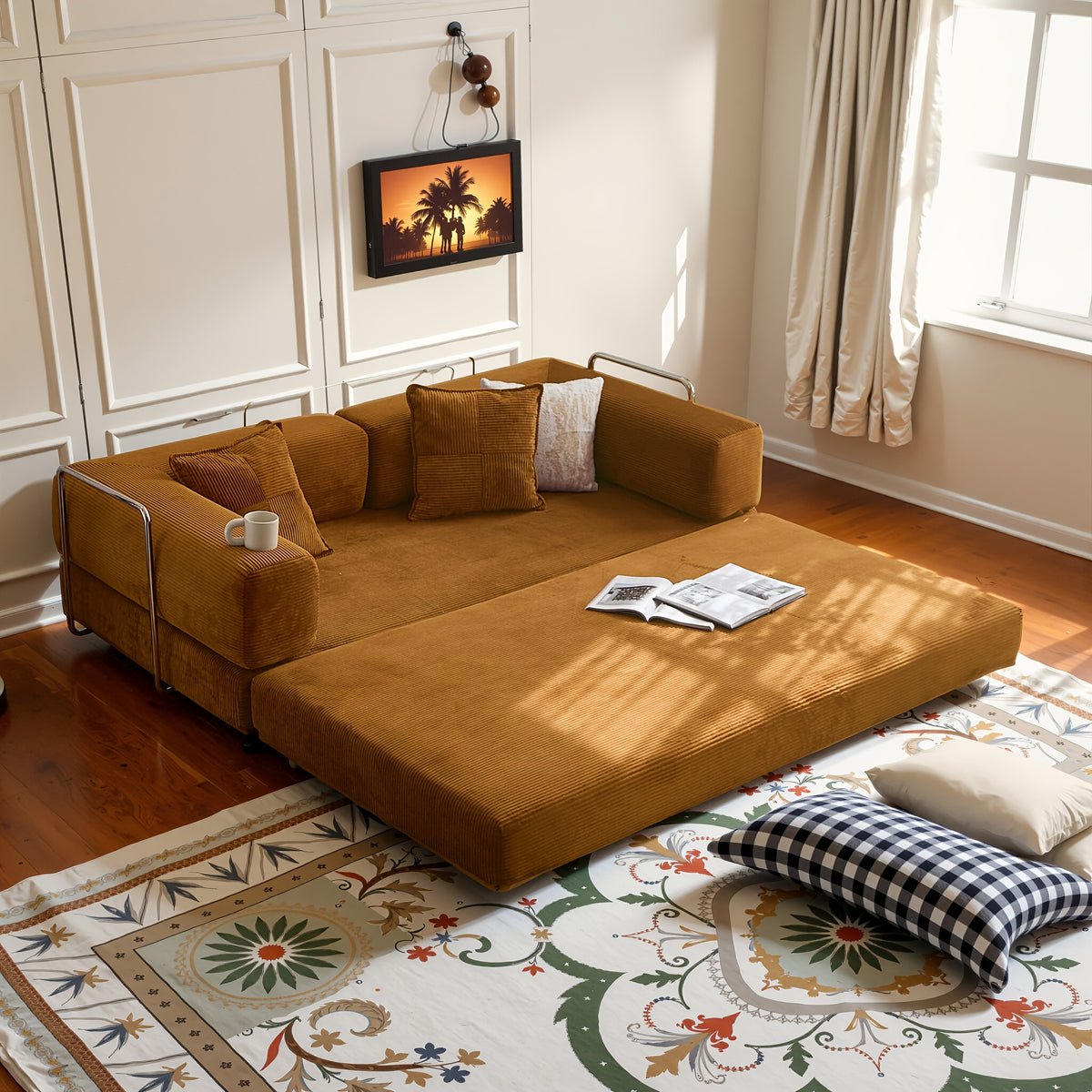 boneless sofa bed modern cloud couch folding sofa bed - Temu