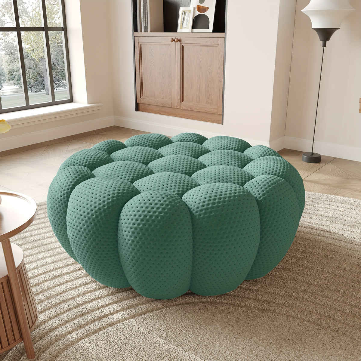 100 03 modern upholstered curved sofa 3 seater mesh fabric - Temu