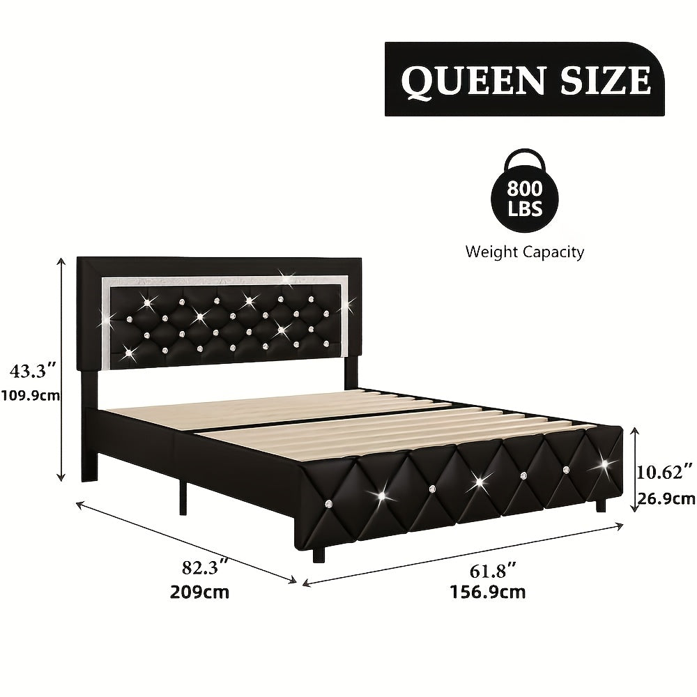 halloween twin full queen king upholstered bed frame diamond - Temu