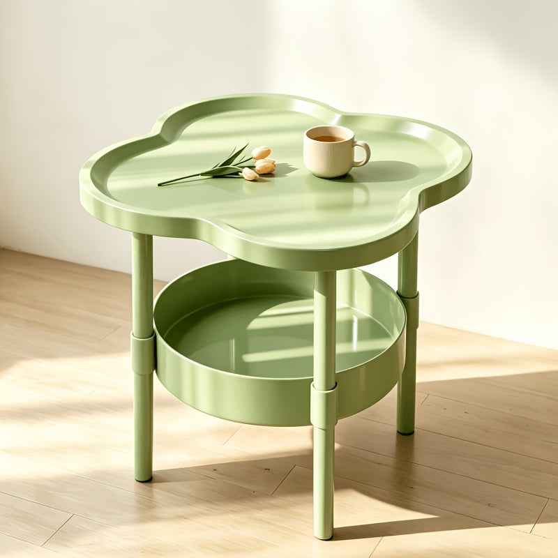 modern minimalist small coffee table 2 tier storage shelf - Temu