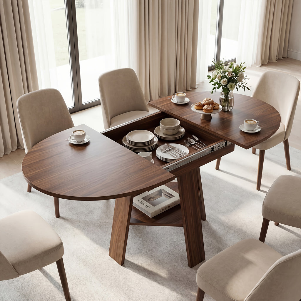 5m extendable dining table drop leaf kitchen table - Temu