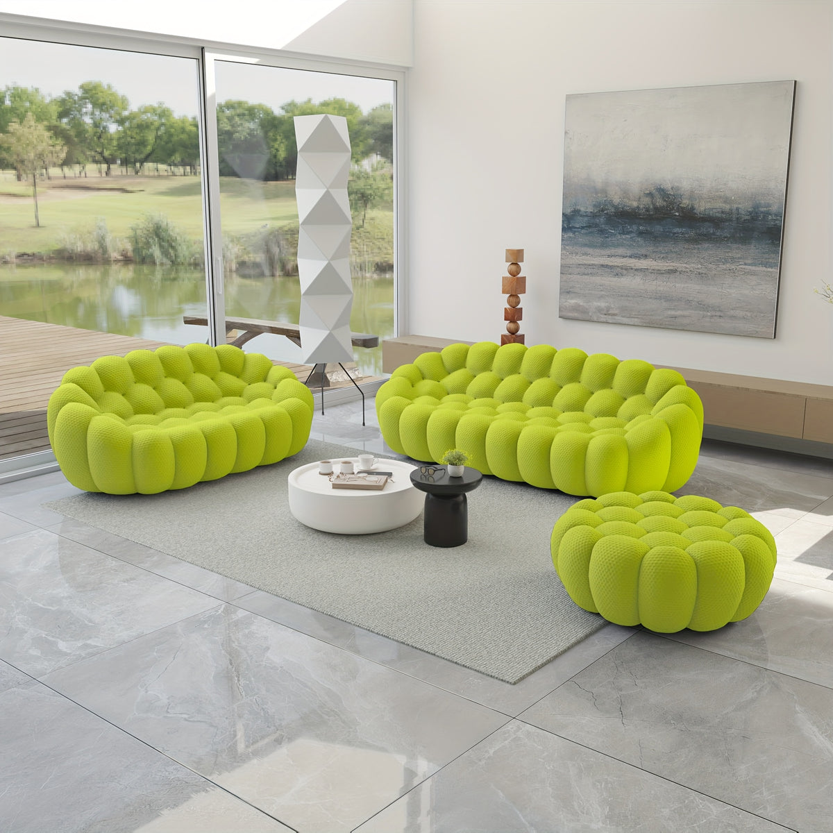 oversized   3d textile material upholstered bean - Temu