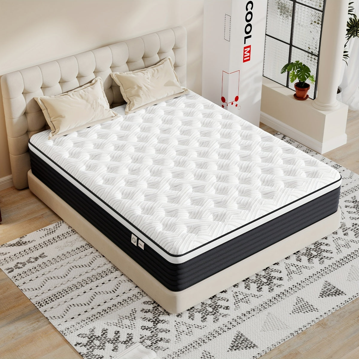 12 14 inch twin full queue king size mattress memory foam - Temu