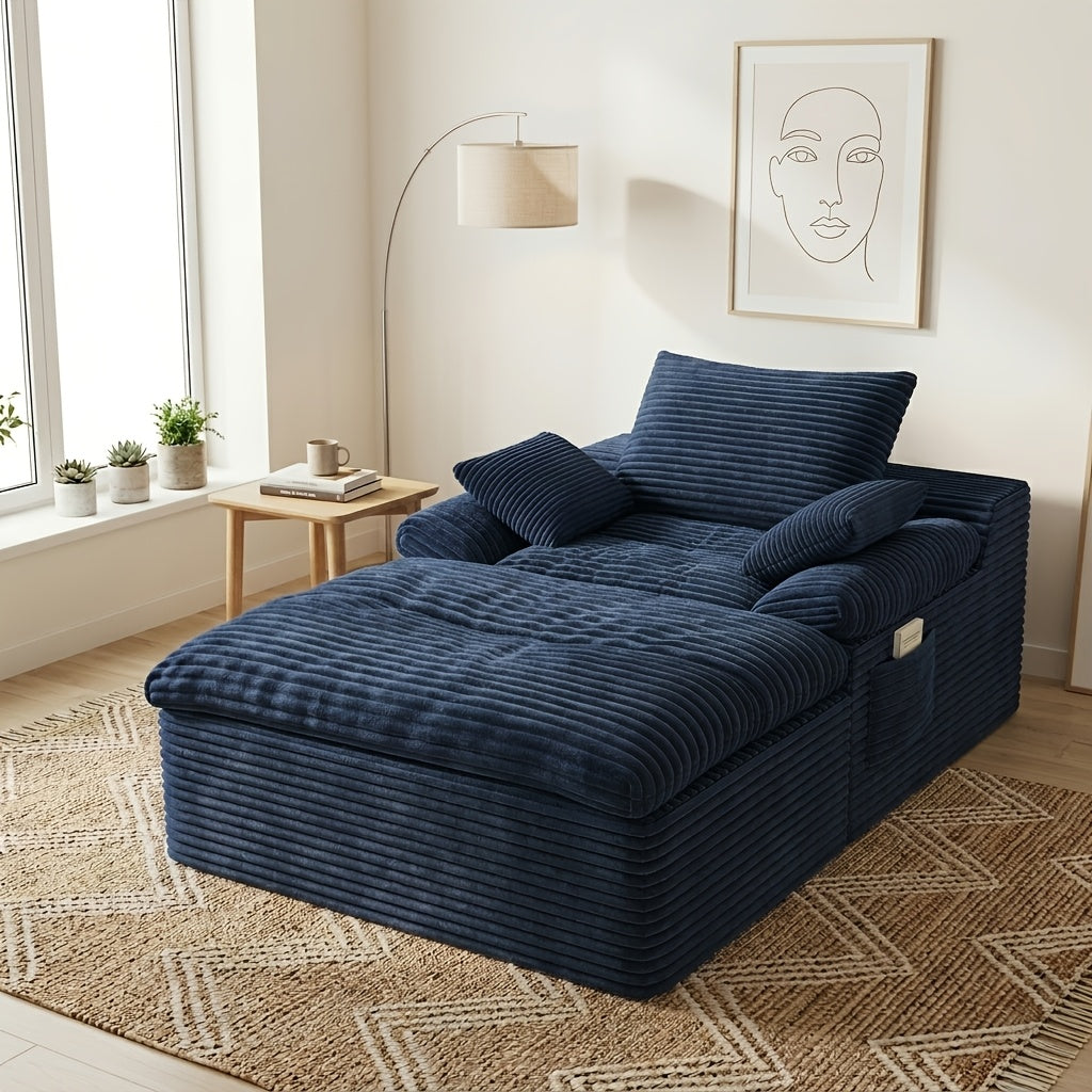 65 inch oversized sofa chair indoor oversized boneless long - Temu