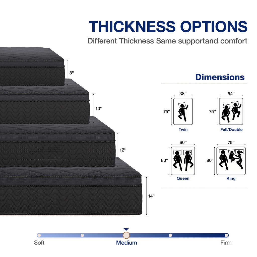 12 14 inch queen     mattress memory - Temu