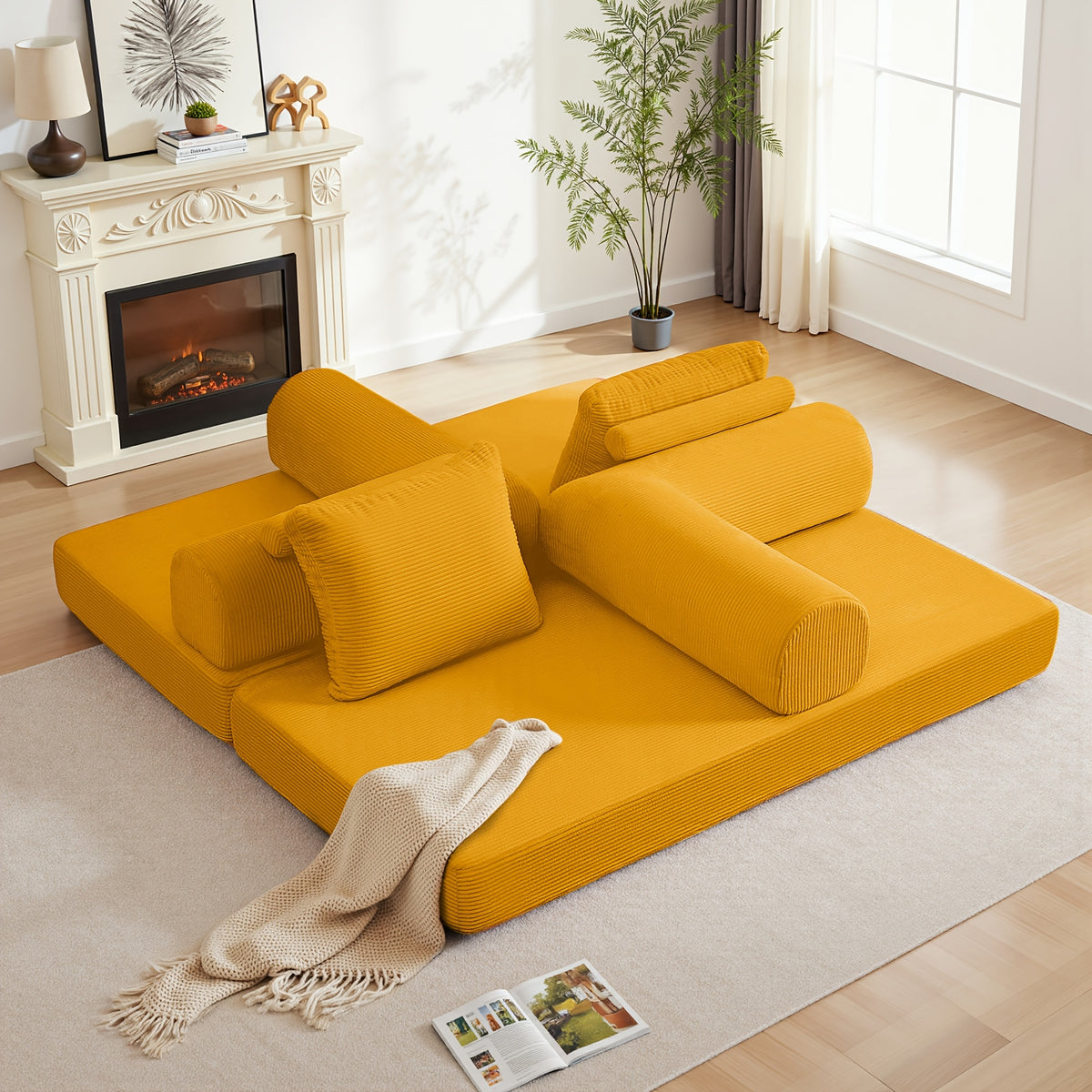 folding sofa bed 78 8 inch combination sofa high rebound - Temu