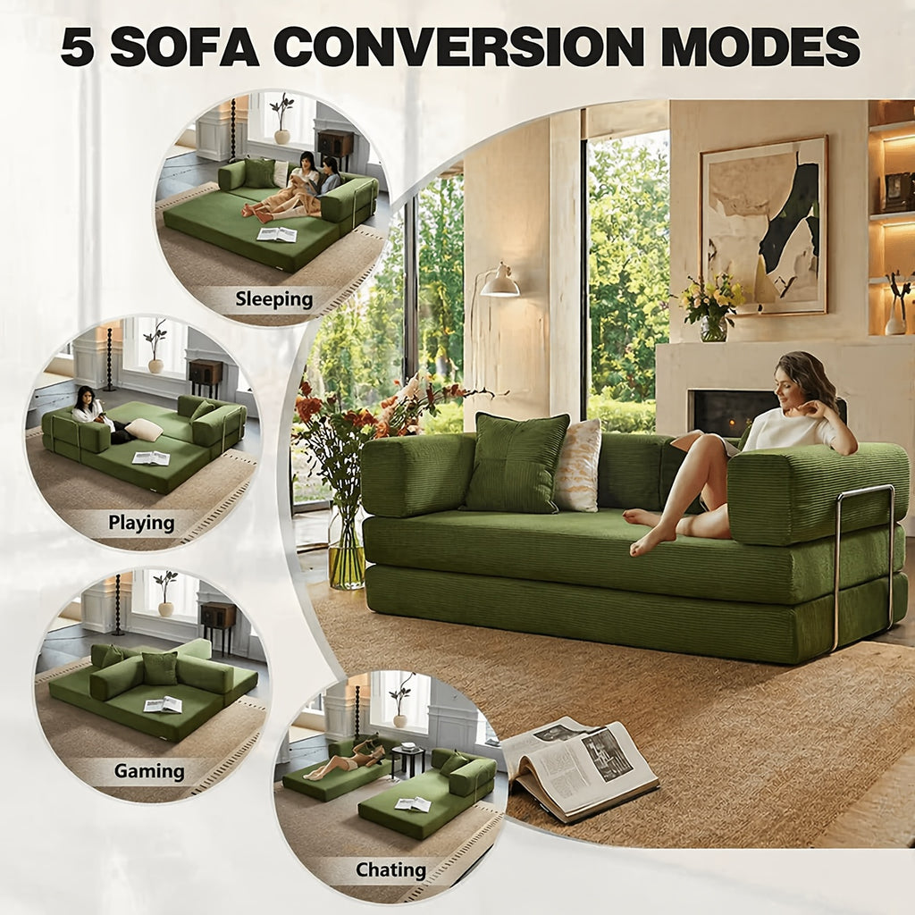 new arrival 4 seater modular modern cloud folding sofa bed - Temu
