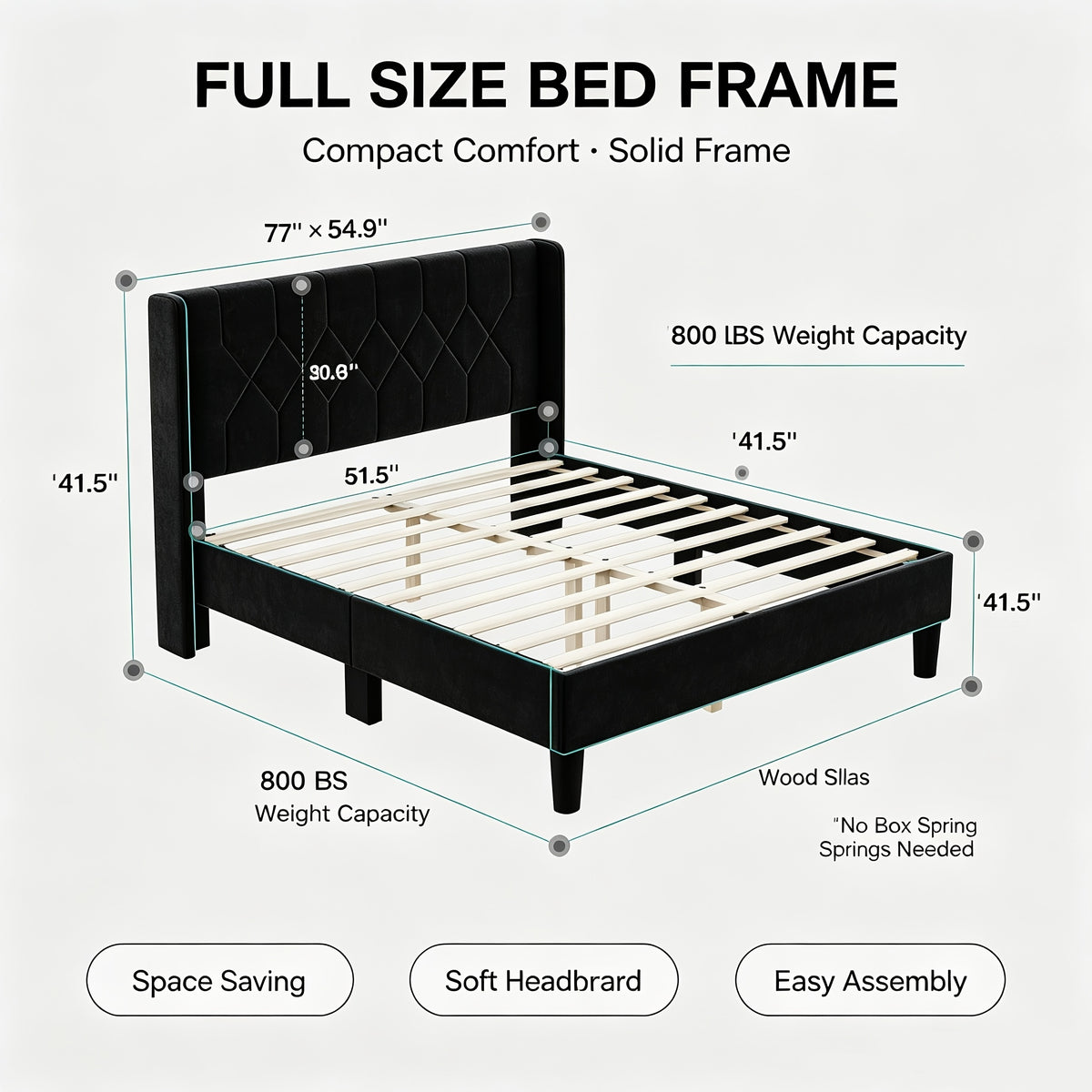 beige linen upholstered bed frame geometric tufted headboard - Temu