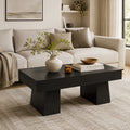 farmhouse coffee table living room rustic wood grain center - Temu