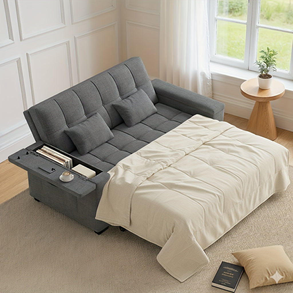 full size 3 in 1 convertible sofa bed pull sleeper reclining - Temu