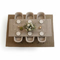 dining table 6 8 people wooden table rectangular dining - Temu