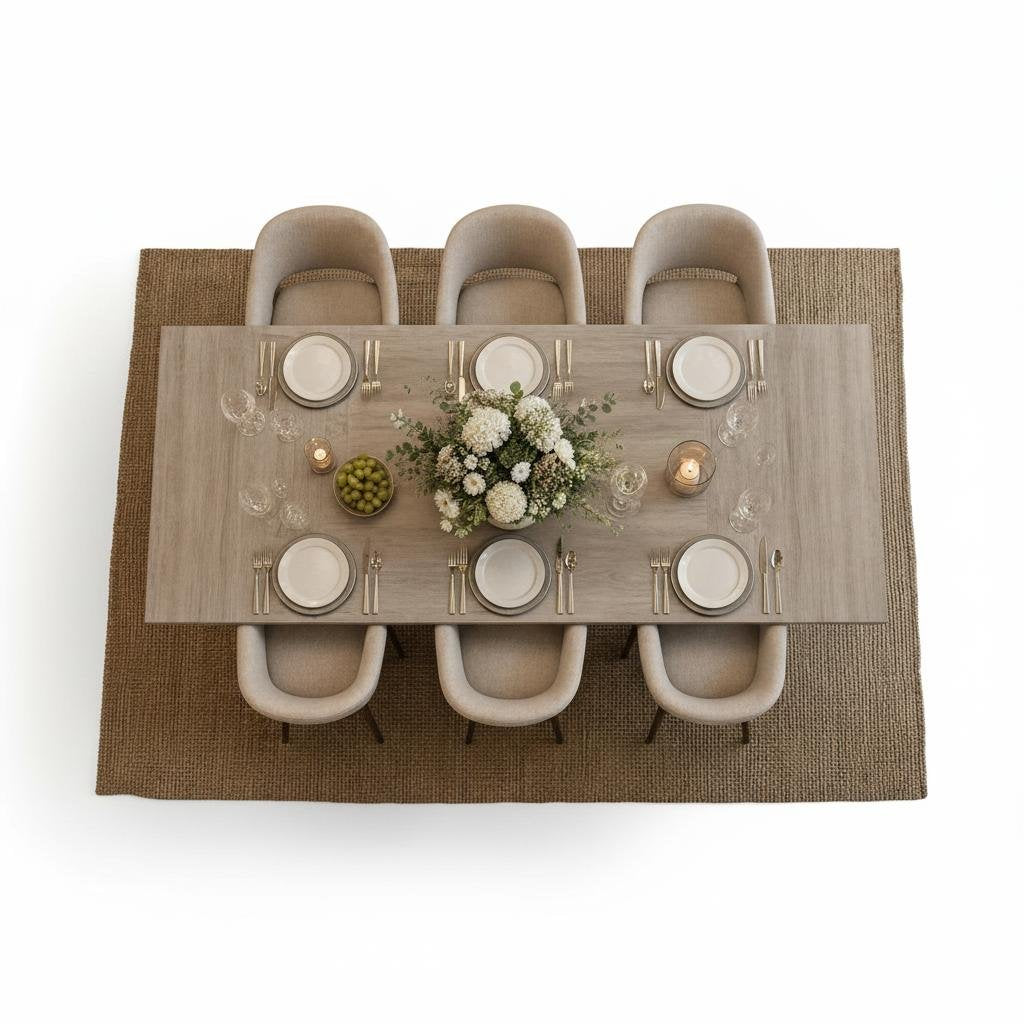 dining table 6 8 people wooden table rectangular dining - Temu