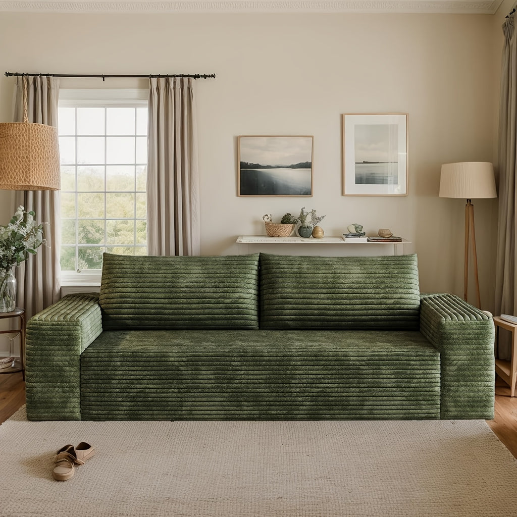 63 78 8 cloud loveseat sofa modern corduroy 2 seater couch - Temu