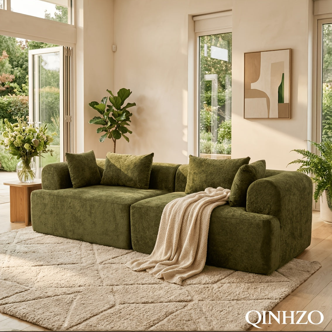 97 66 compressed   couch deep seat floor sofa 4 - Temu