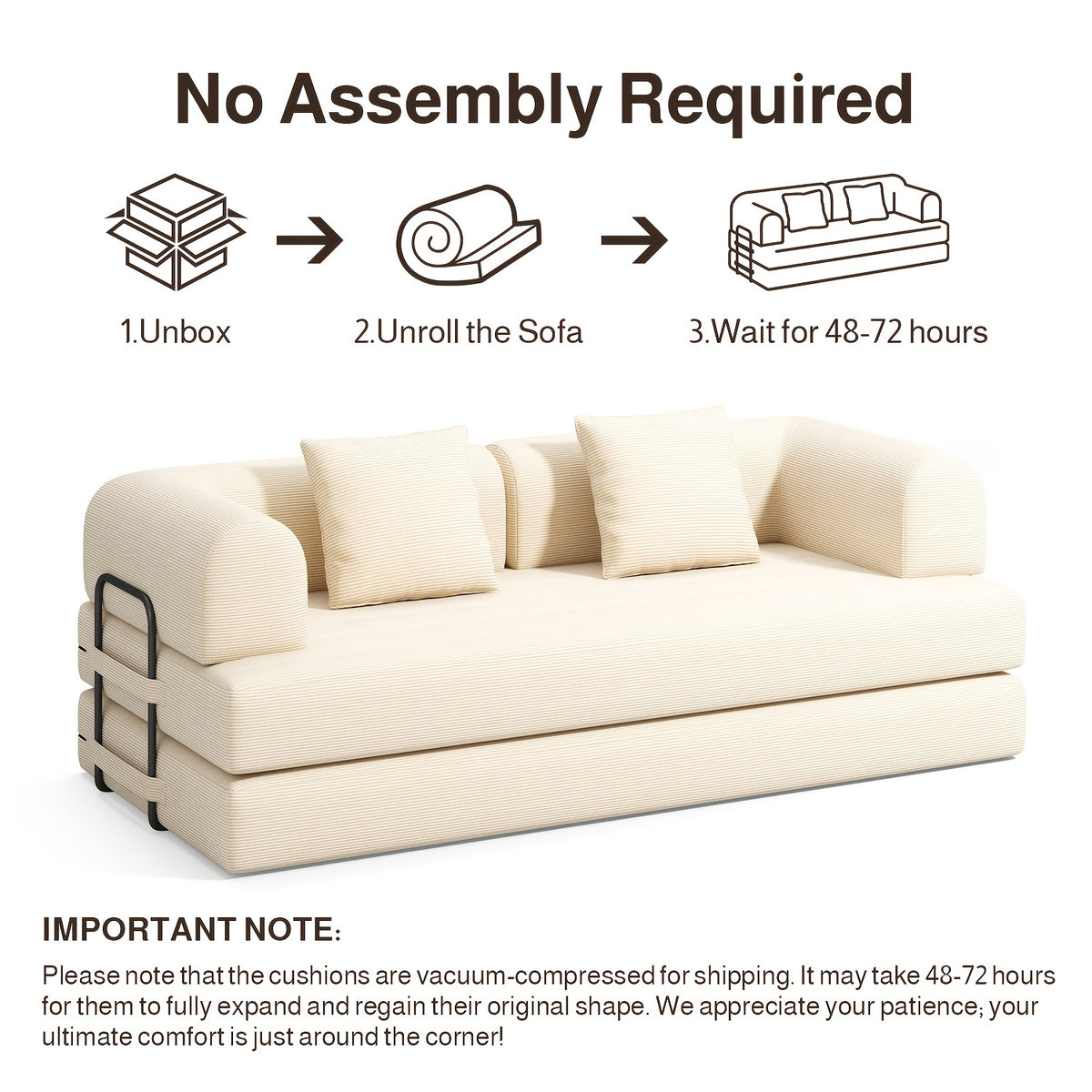5 in 1 folding multi   bed oversized corduroy - Temu