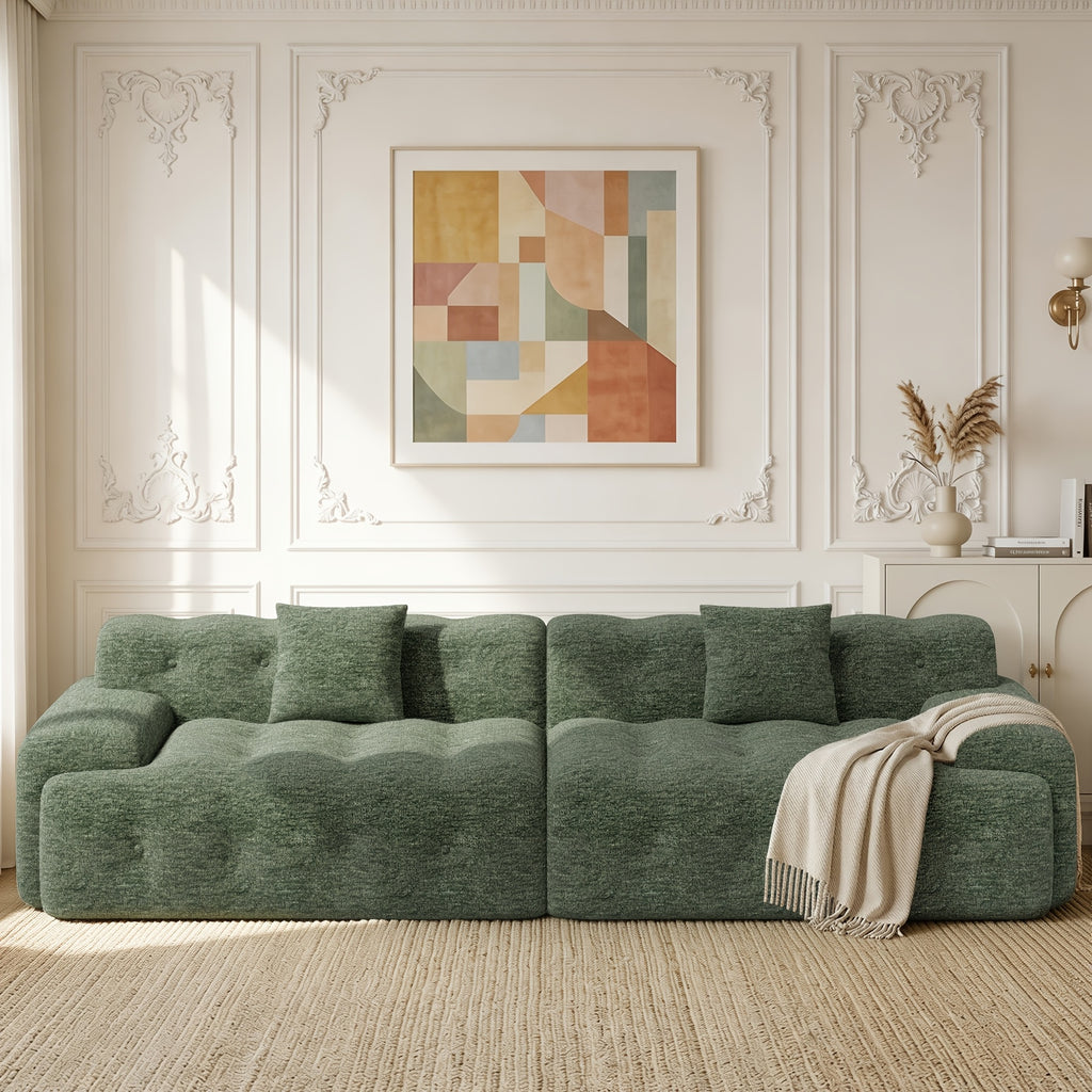 114 oversized 3 seater cloud couch modern boneless sofas - Temu