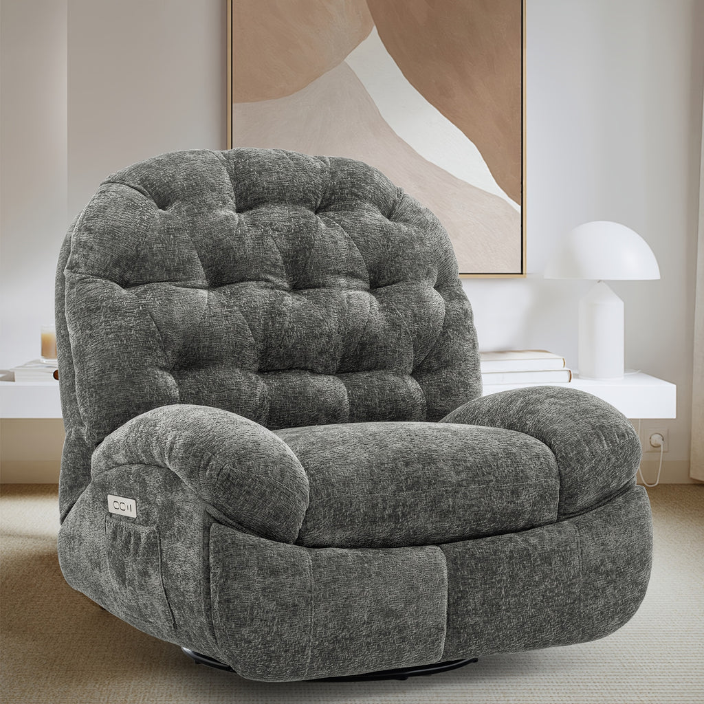 personal care armchair large 360 swivel rocking chair   - Temu