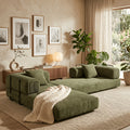 112 inch multi seat cloud like frameless sofa corduroy - Temu