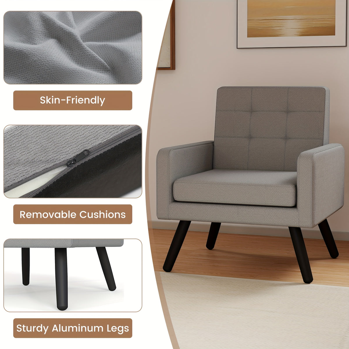 accent chairs   century modern extra wide extra   - Temu