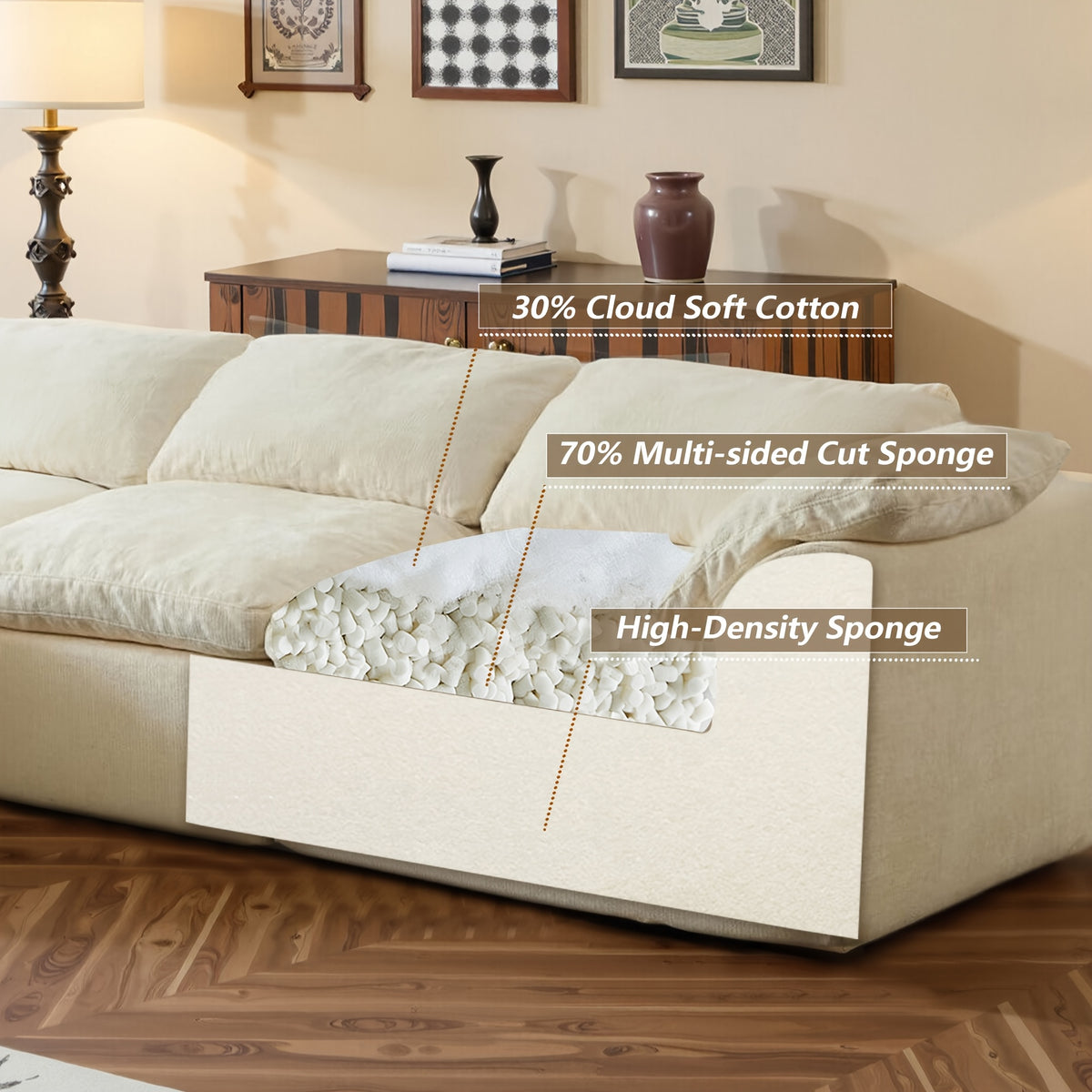 cloud couches living room boneless couch l shape comfy sofa - Temu
