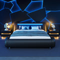 bed frame rgbw led lights headboard low - Temu